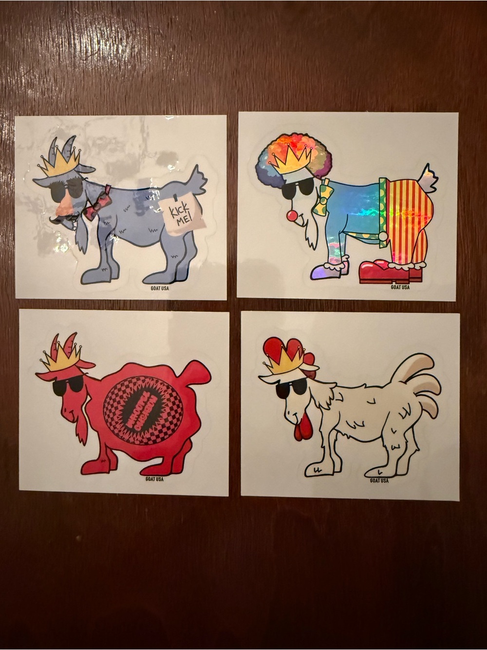 GOAT USA Sticker Set